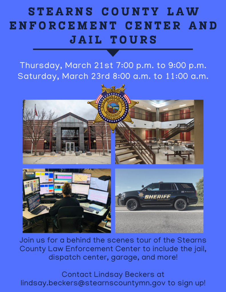 Stearns County Sheriff's Office offering County Jail and Law ...