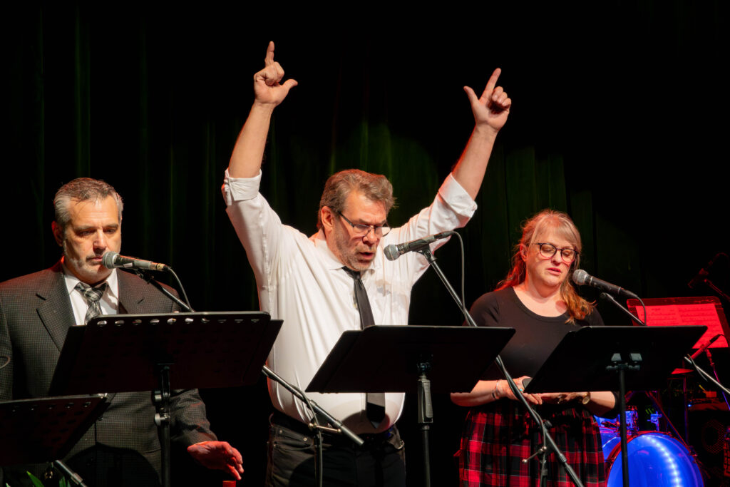 Shades Brigade performing radio drama